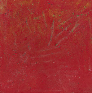 Red and Gold abstract painting modern art size 40cm x 40cm