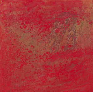 Red and Gold abstract painting modern art size 40cm x 40cm
