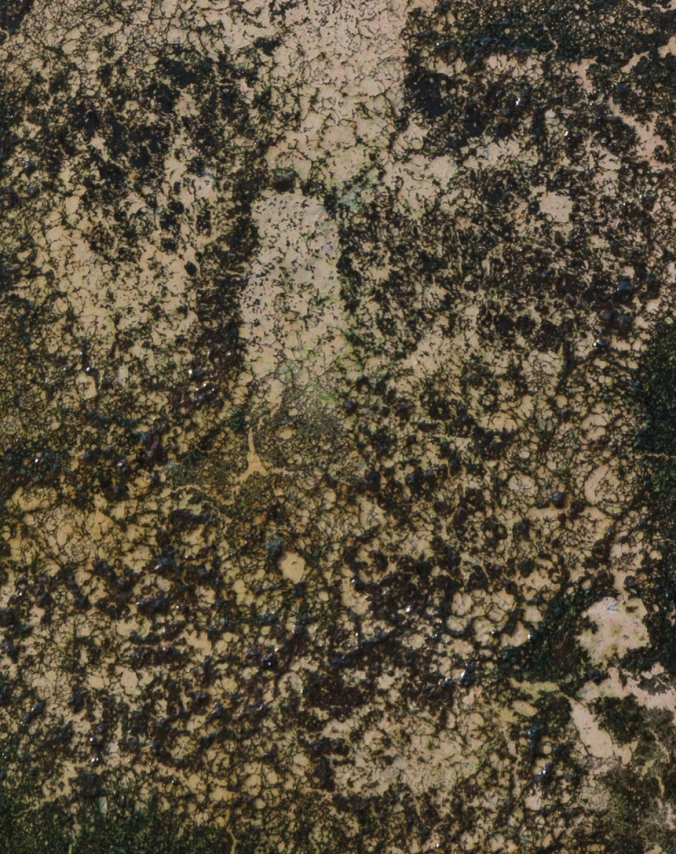 Black / Green / Pink / Gold / Bronze abstract painting modern art original size 30.3cm x 25.4cm