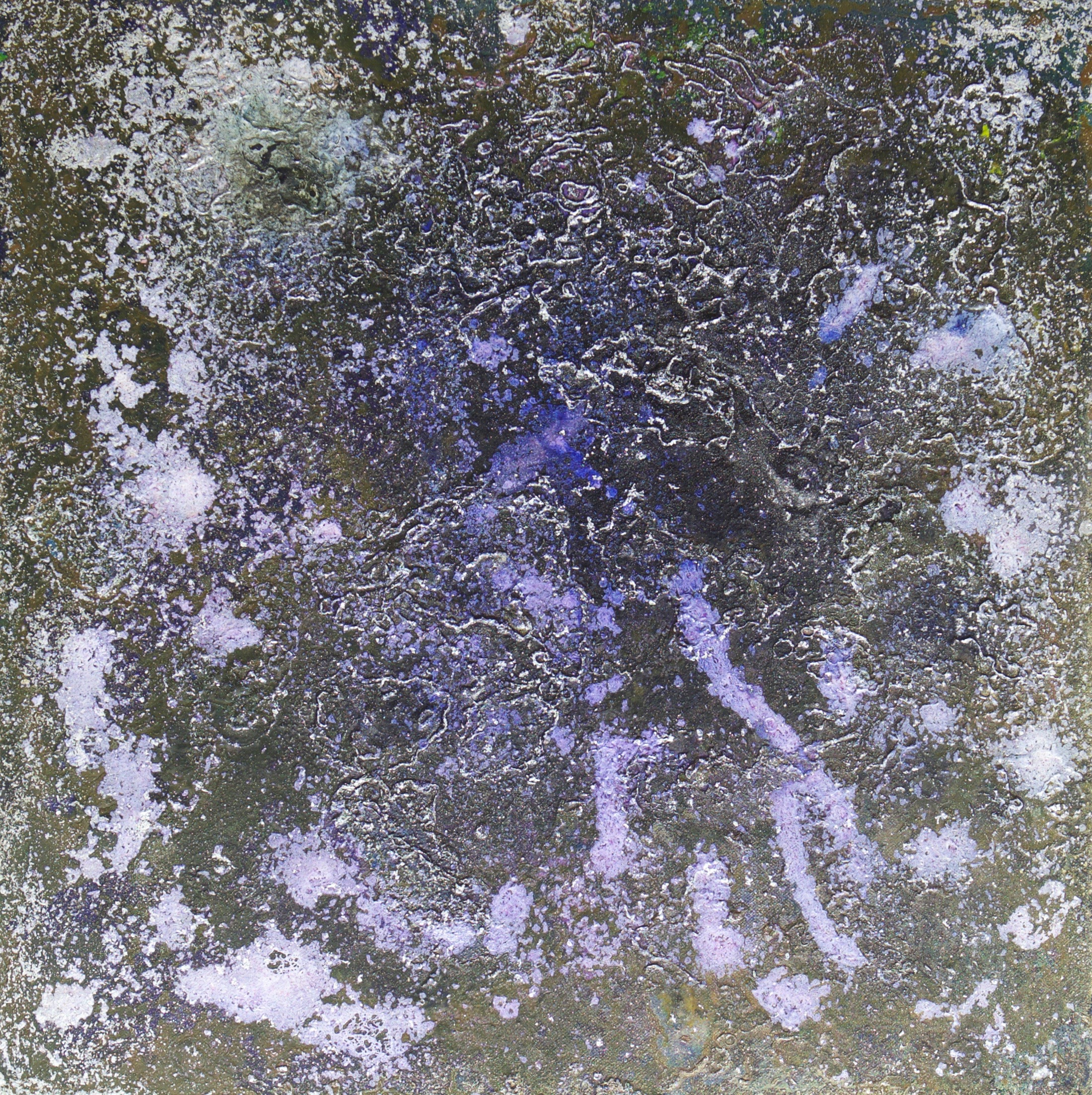 Purple modern art painting size 51.5cm x 51.2cm