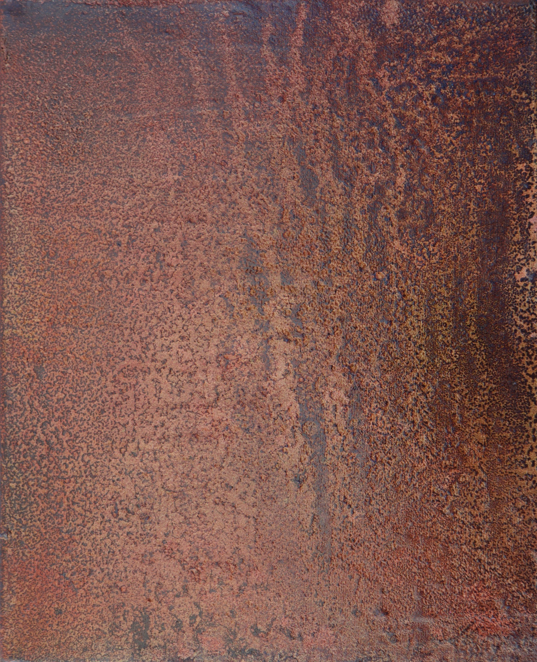 Rust / Gold abstract painting modern art size 30cm x 24