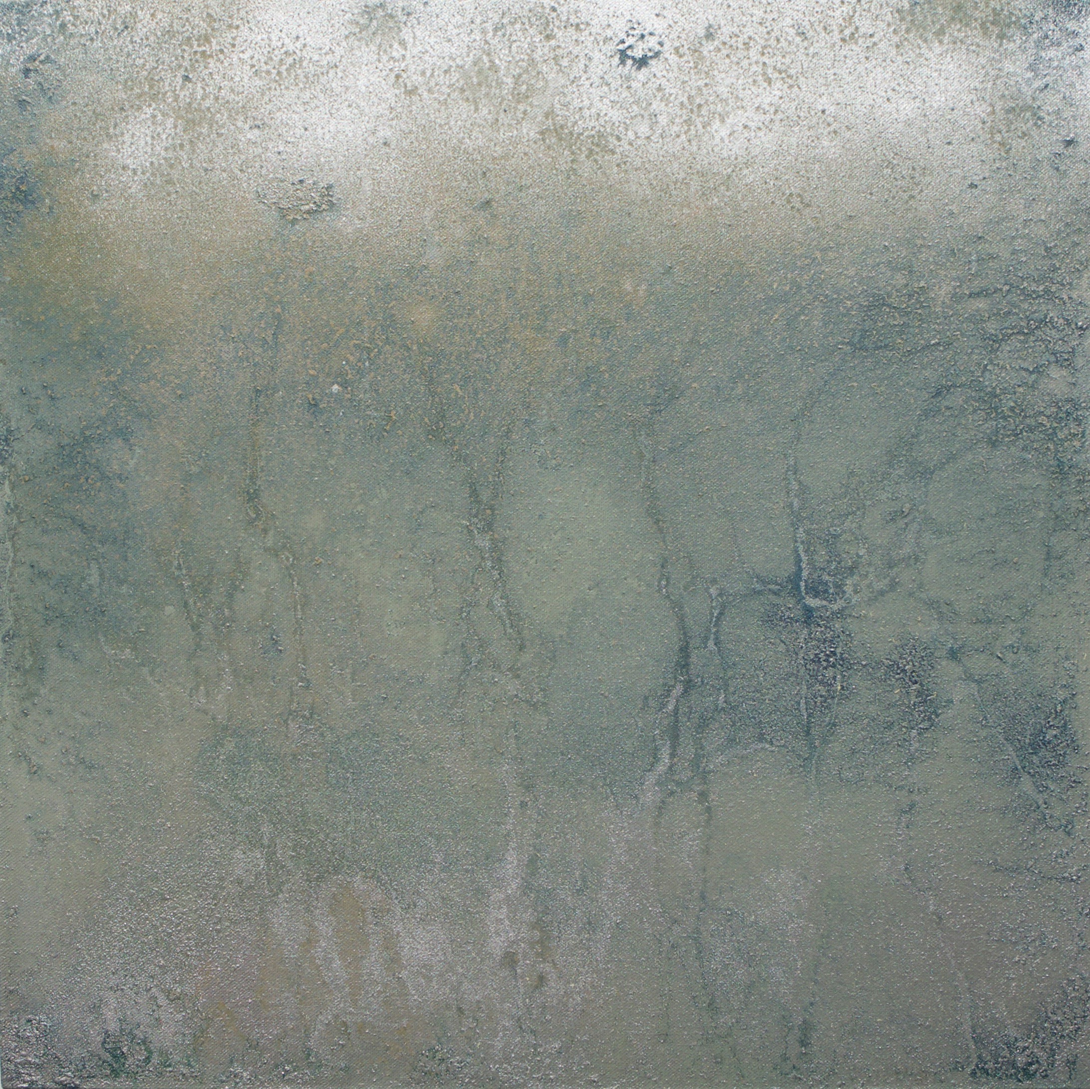 Silver painting modern art size 51.3cm x 51cm